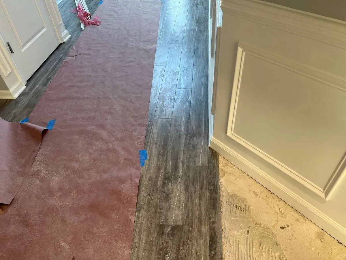 Completed marble shower restoration in Canton